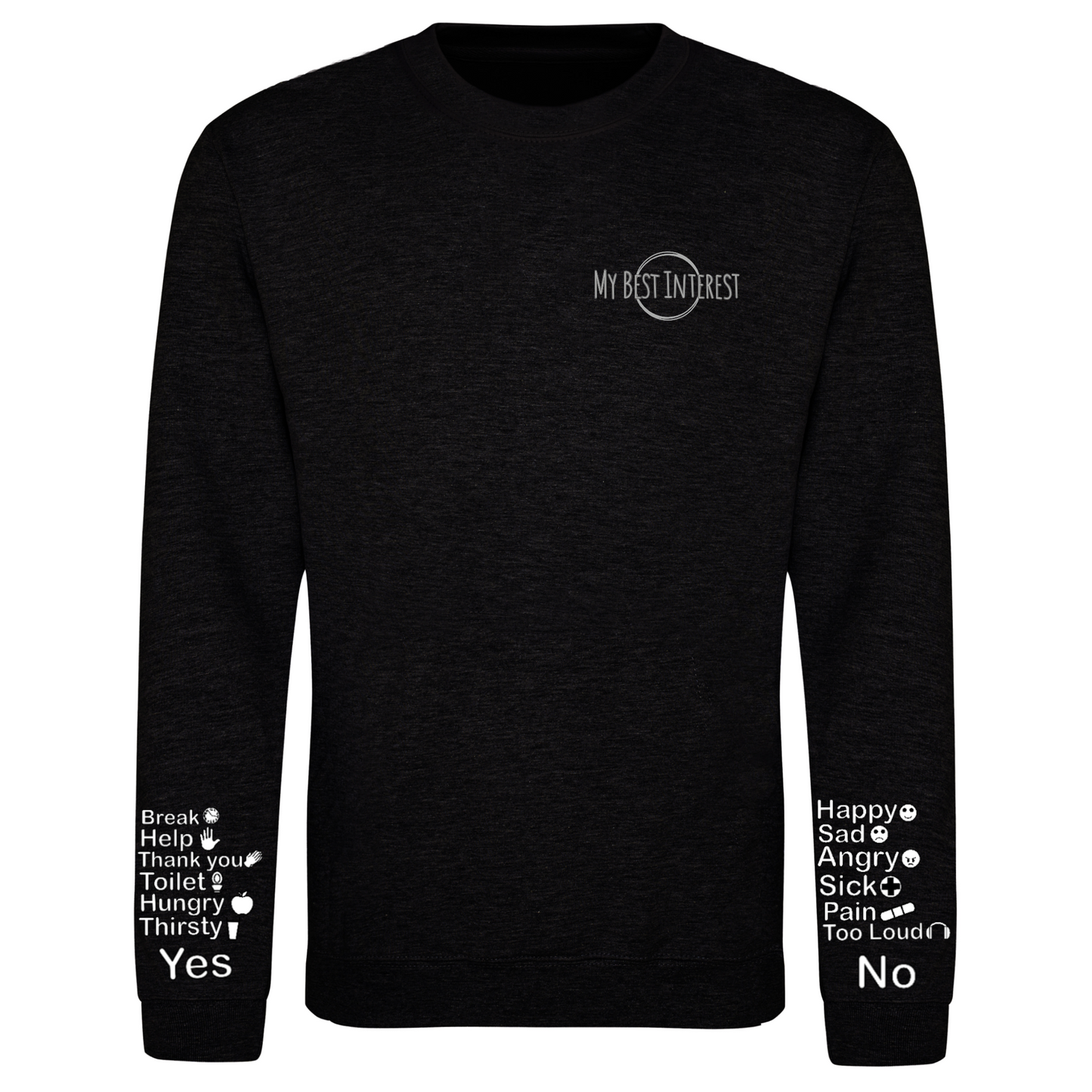 Adults “Just Words” Communication Sweatshirt - Pre Order