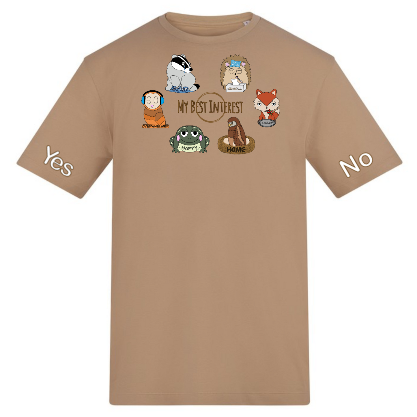 Adults Woodland Animal Communication Tshirt