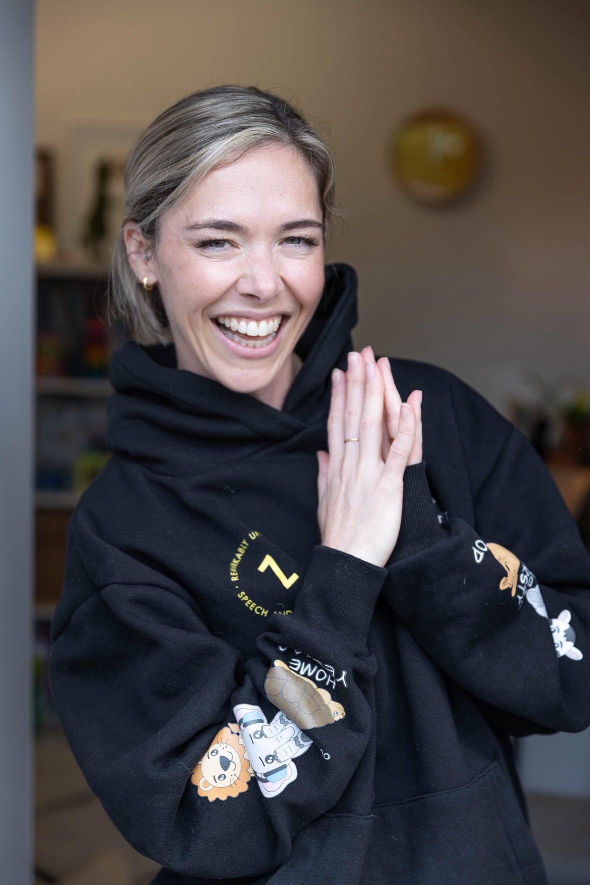 Zeebra Therapy x My Best Interest Safari Communication Jumper