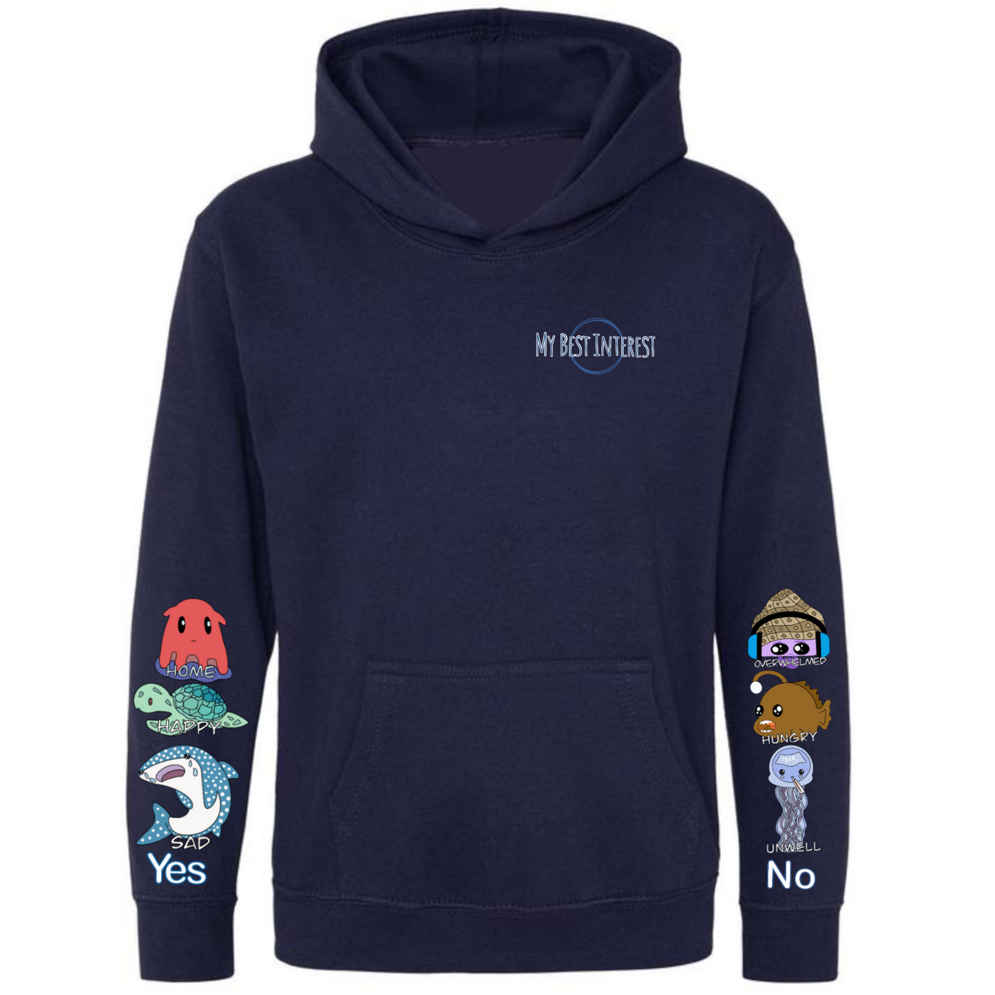 Kids Sea Creature Communication Hoodie