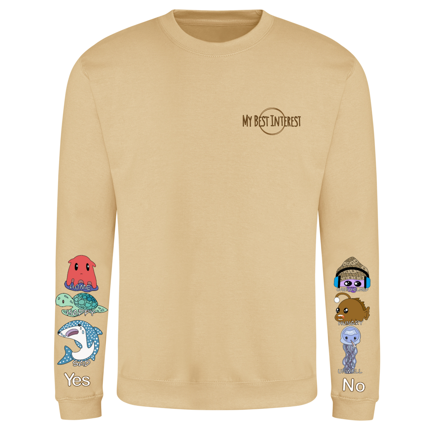 Adults Sea Creature Communication Sweatshirt