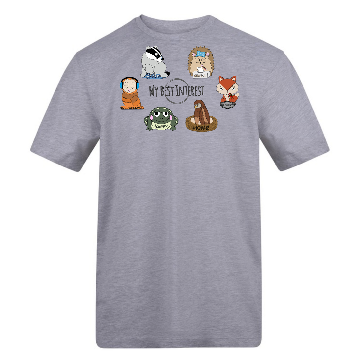 Kids Woodland Animal Communication Tshirt