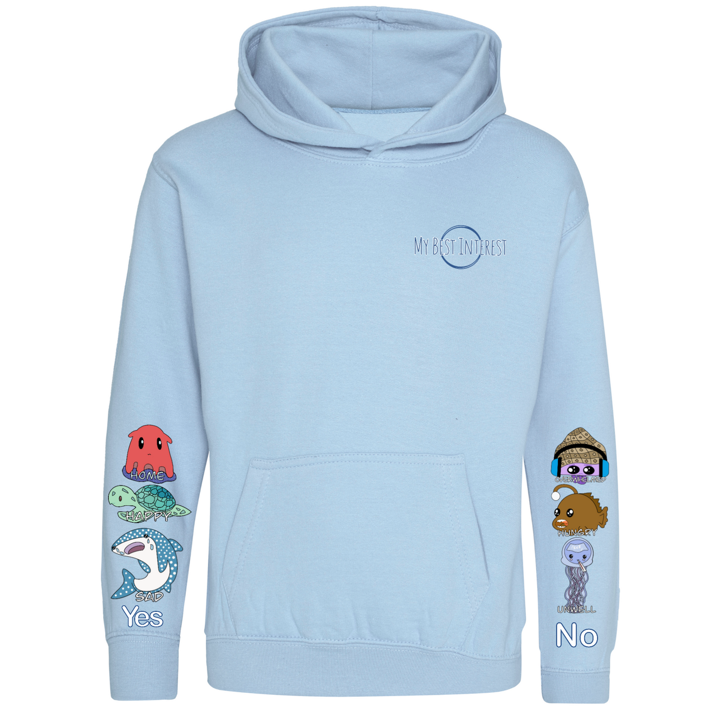 Adults Sea Creature Communication Hoodie