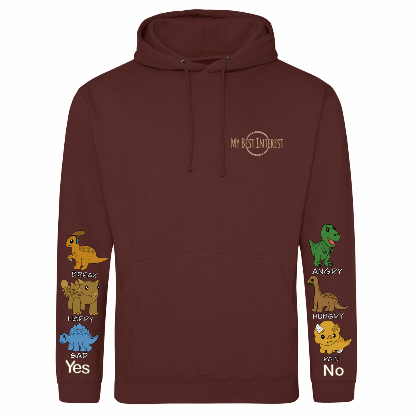Adults Dinosaurs Communication Hoodie