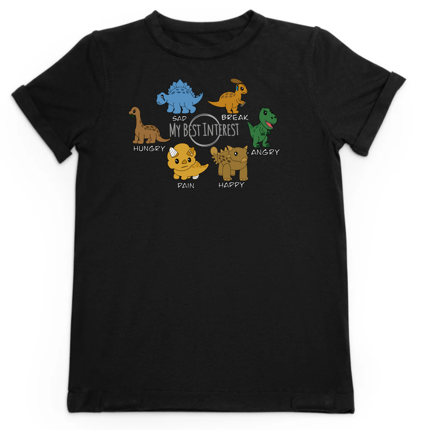 Kids Communication Comfa Fidget-T - Communication Clothing with built-in pop fidgets | Black