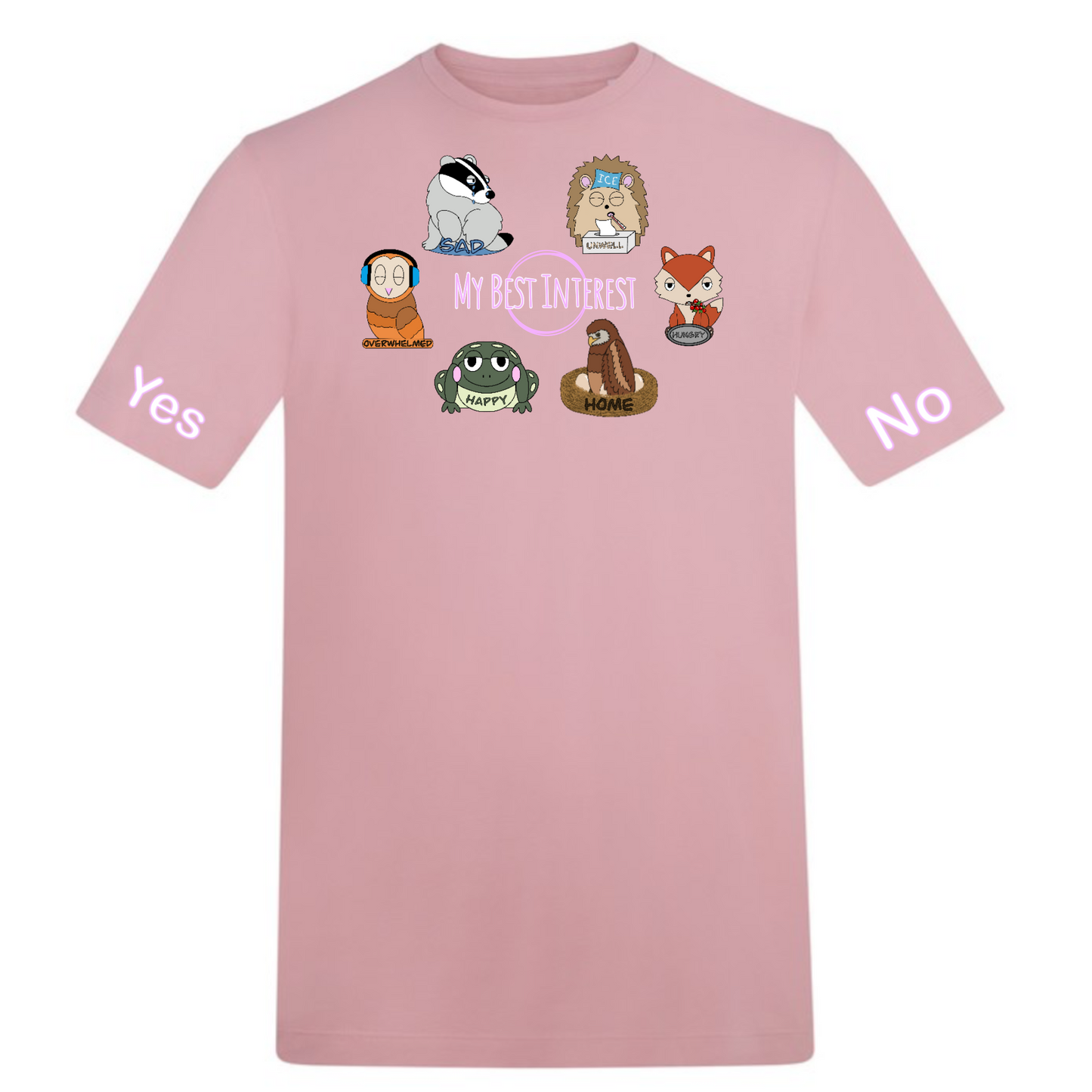 Adults Woodland Animal Communication Tshirt