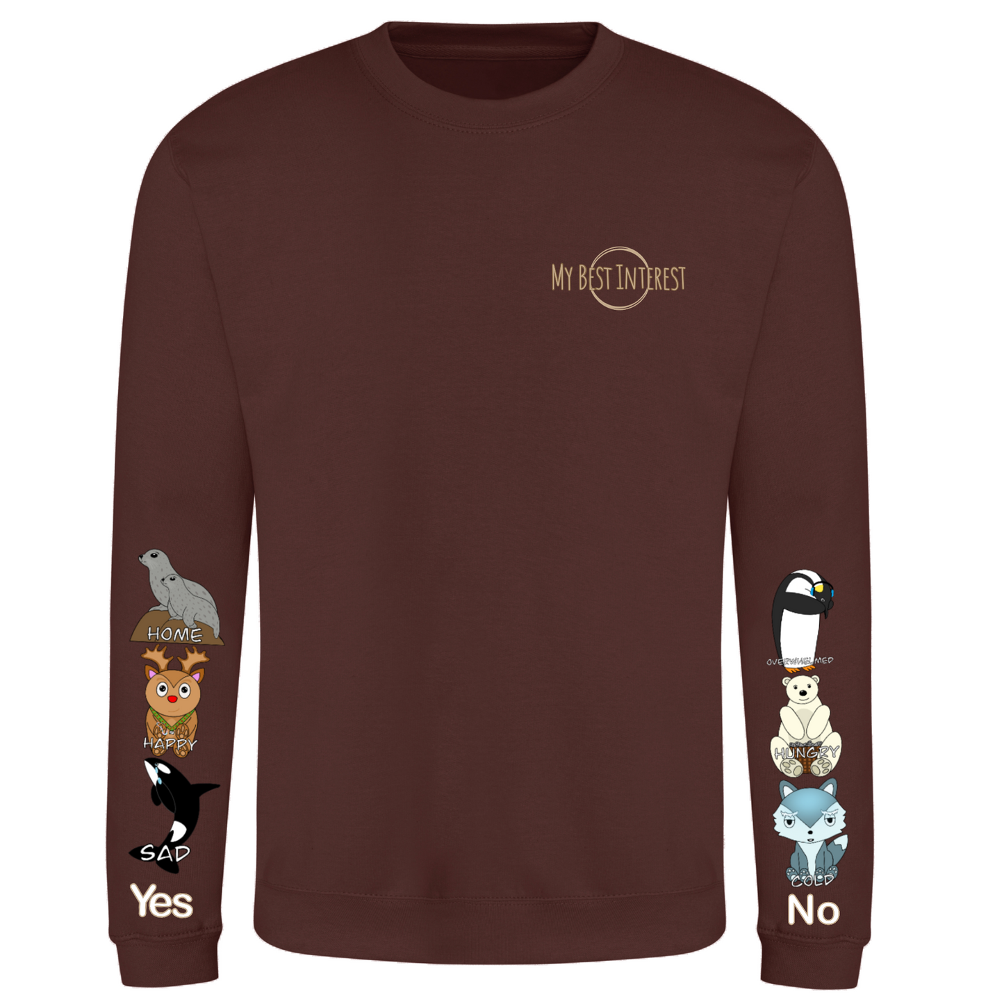 Adults Arctic Animals Communication Sweatshirt