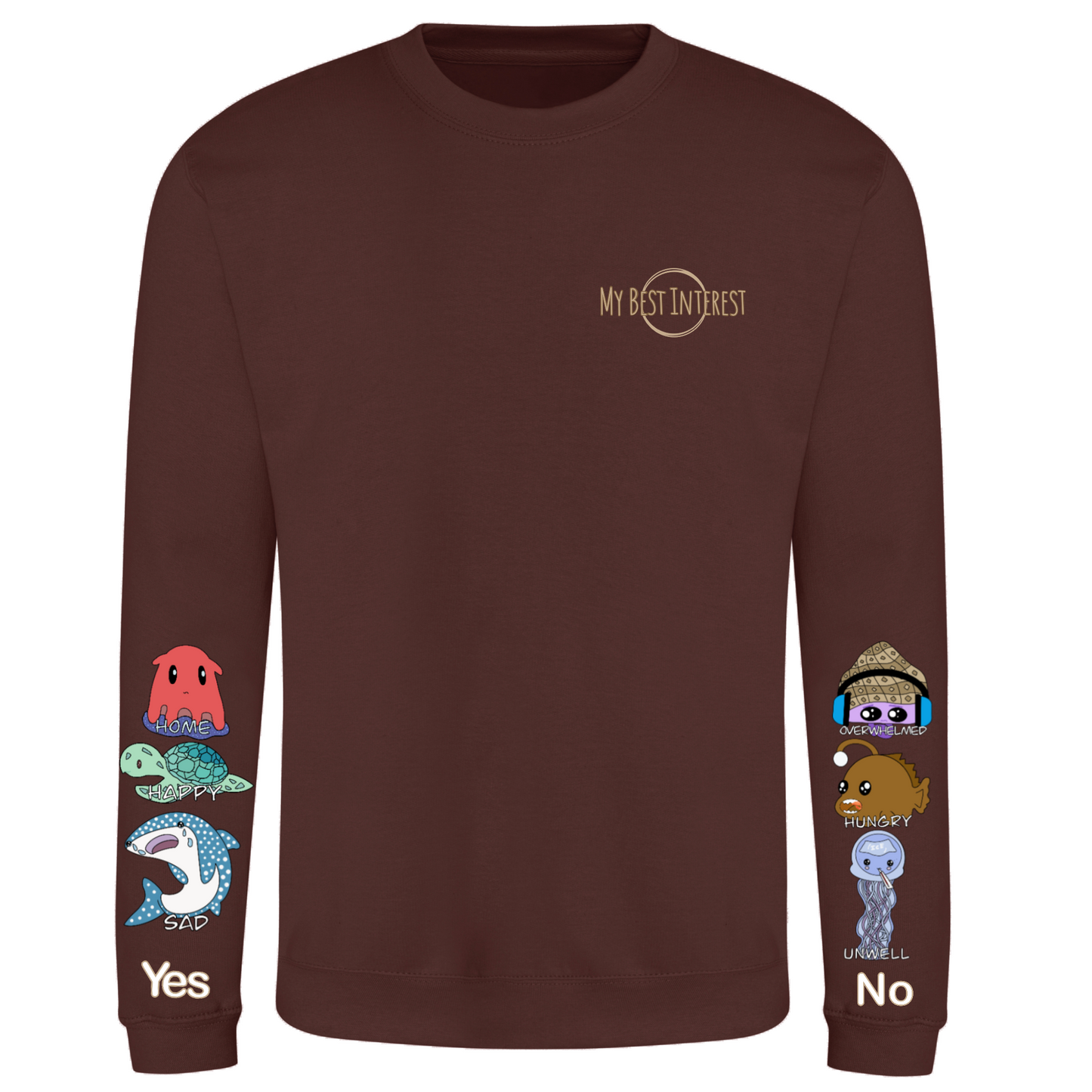 Adults Sea Creature Communication Sweatshirt