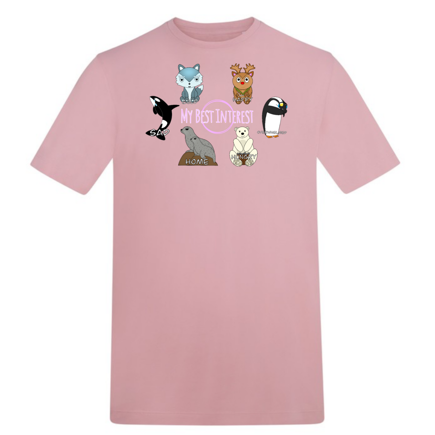 Adults Arctic Animals Communication Tshirt