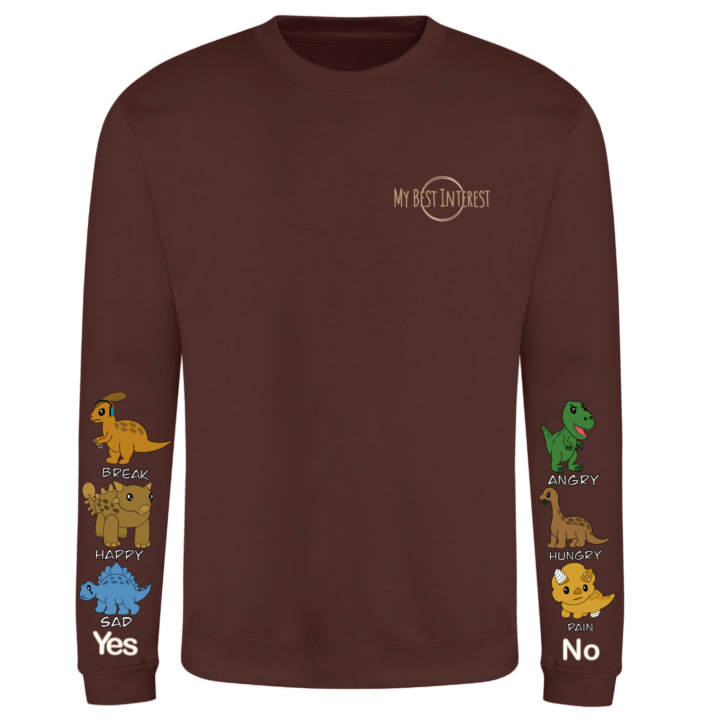Adults Dinosaur Communication Sweatshirt