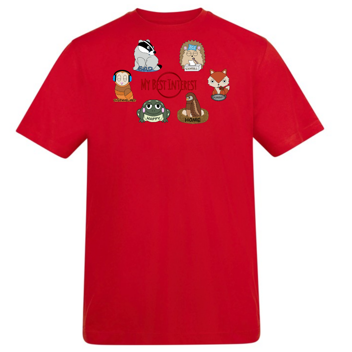 Kids Woodland Animal Communication Tshirt