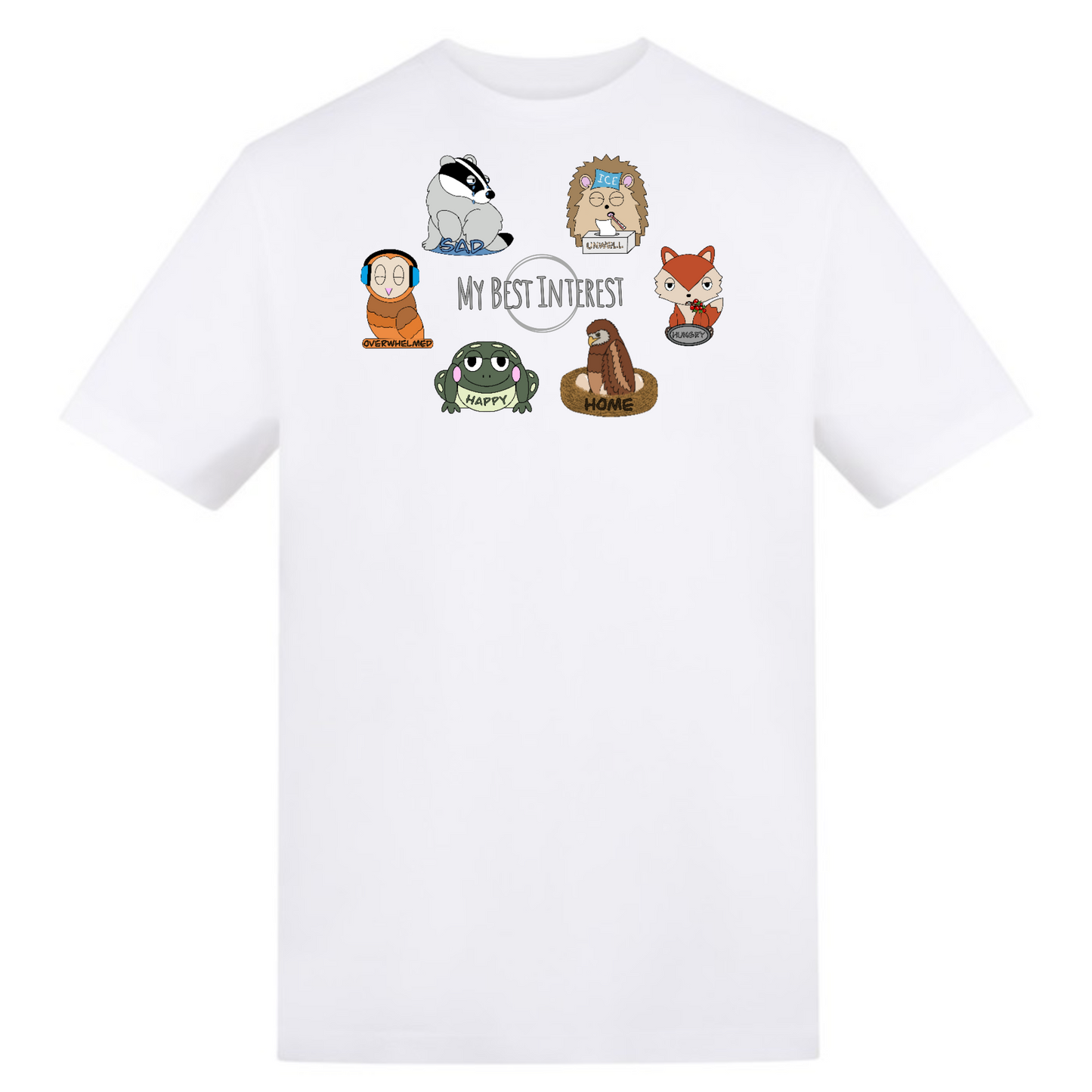 Kids Woodland Animal Communication Tshirt