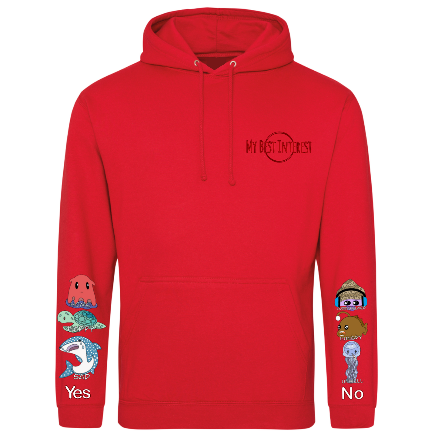 Adults Sea Creature Communication Hoodie