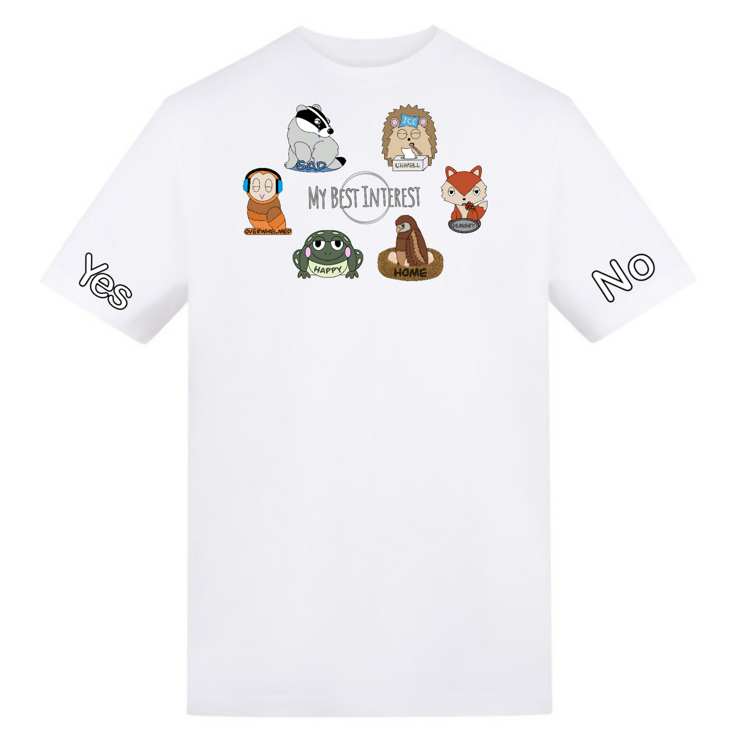 Kids Woodland Animal Communication Tshirt