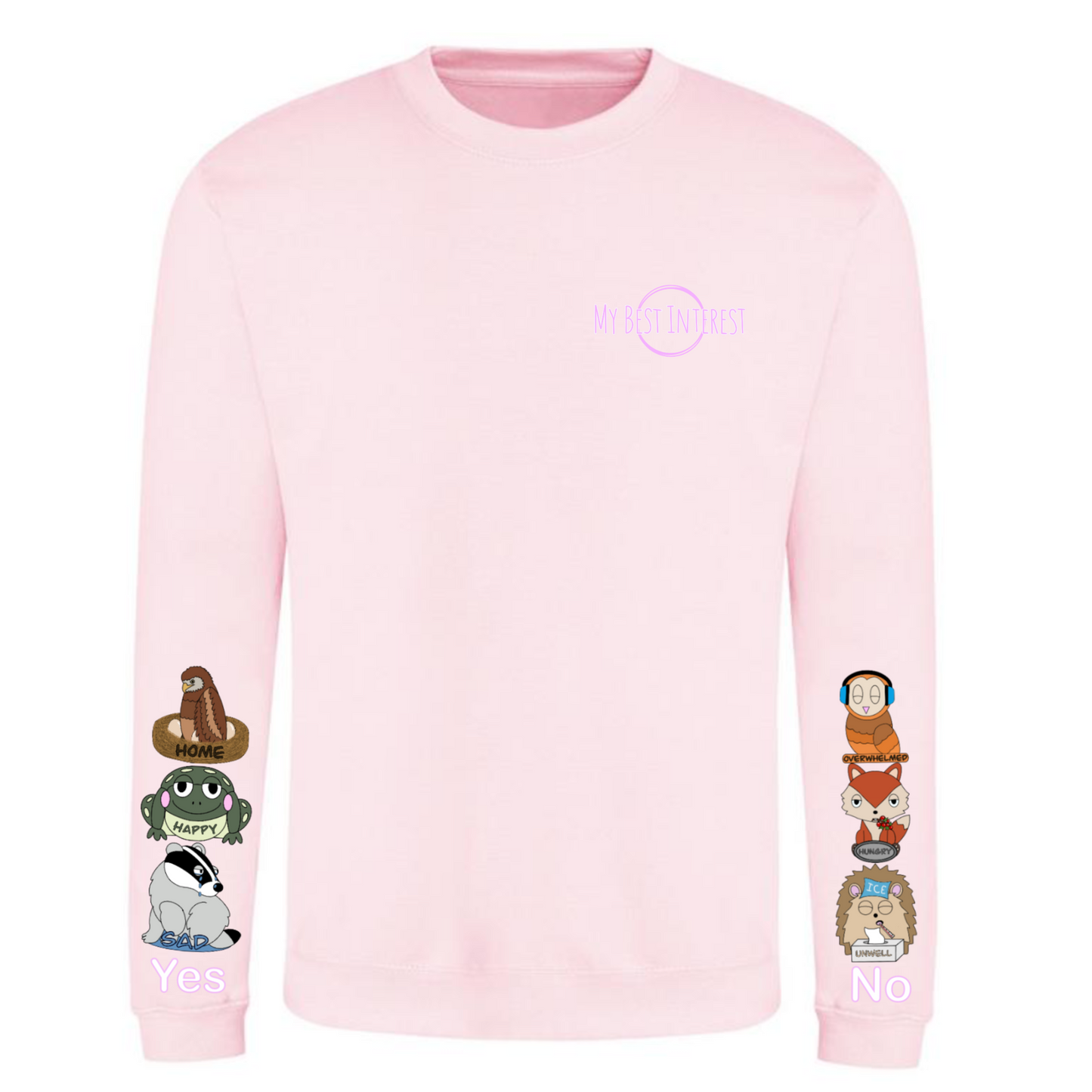 Adults Woodland Animal Communication Sweatshirt
