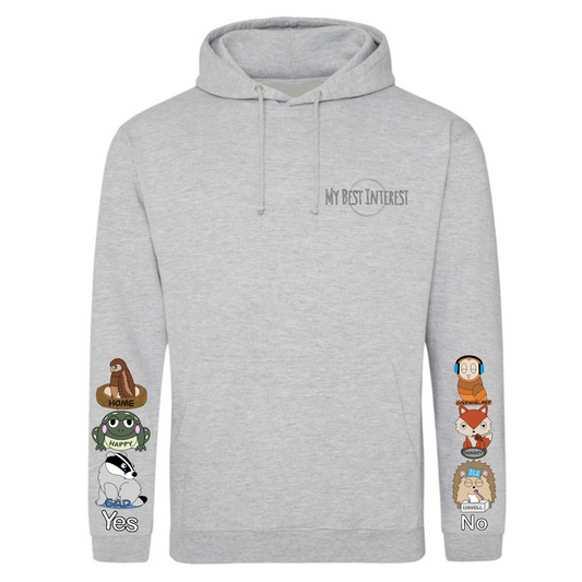 Adults Woodland Animal Communication Hoodie