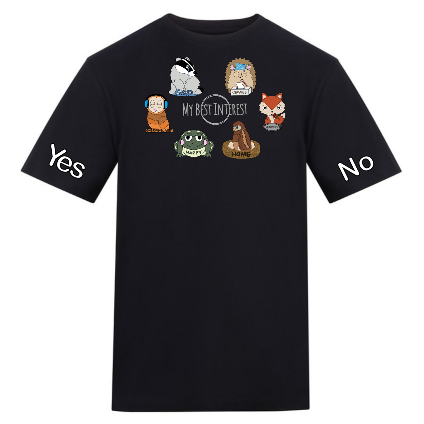 Adults Woodland Animal Communication Tshirt