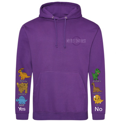Adults Dinosaurs Communication Hoodie