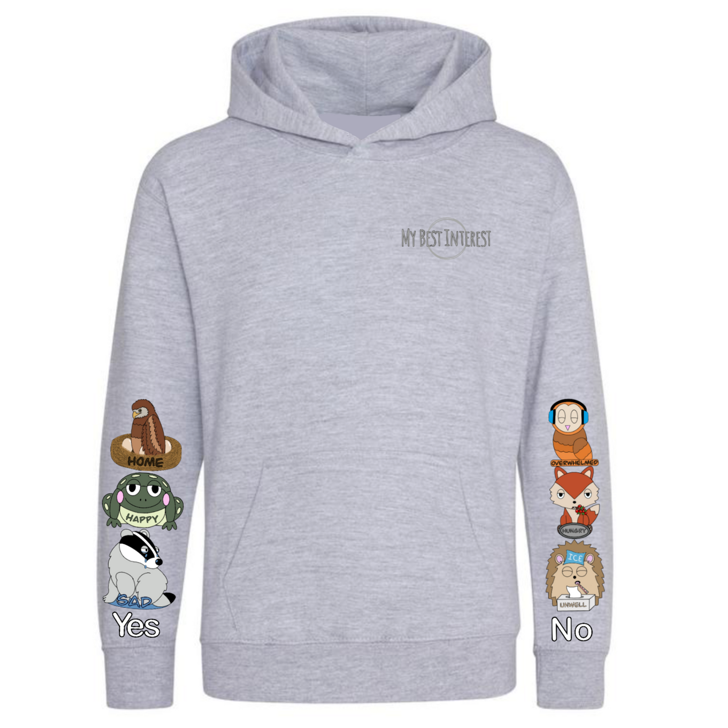 Kids Woodland Animal Communication Hoodie