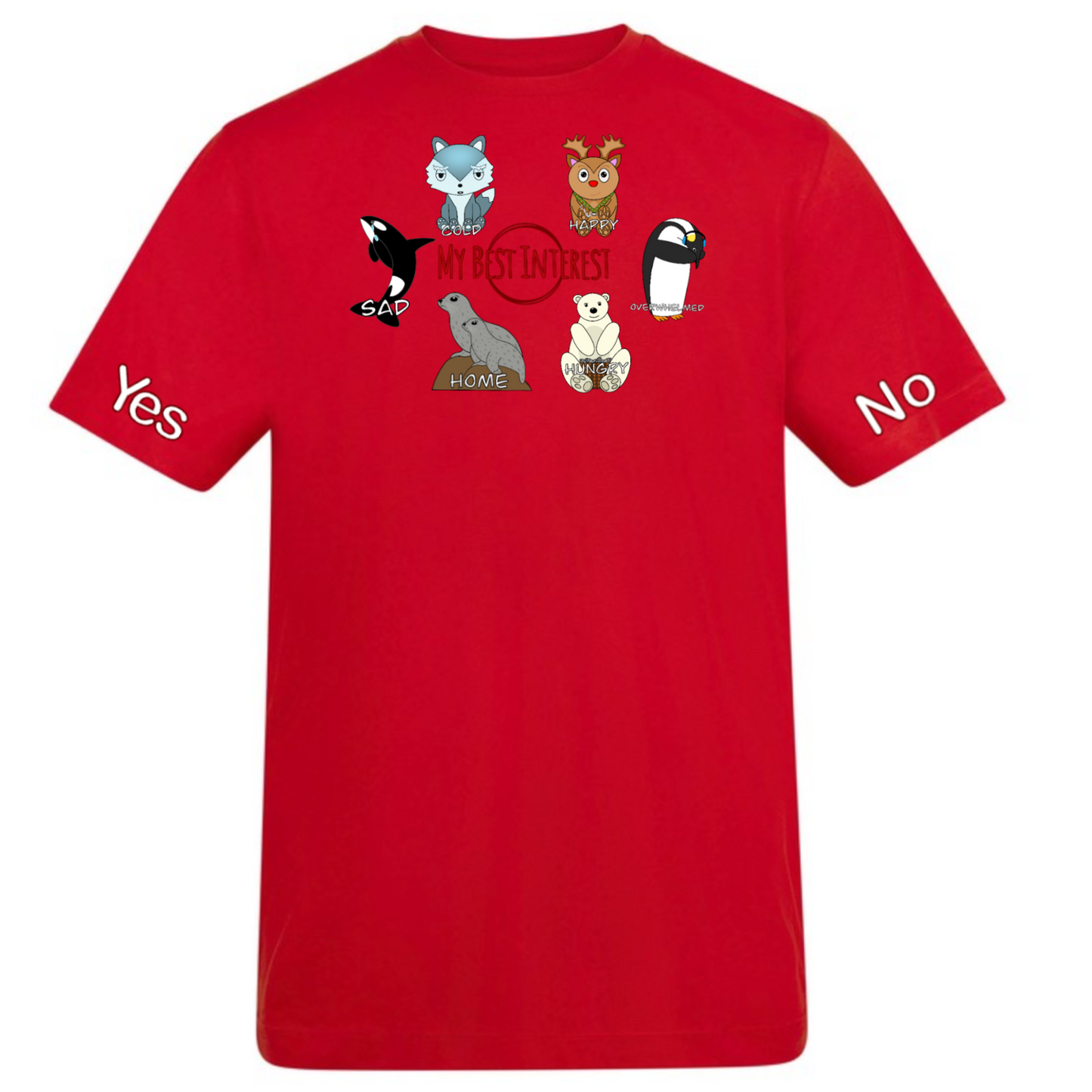Kids Arctic Animals Communication Tshirt