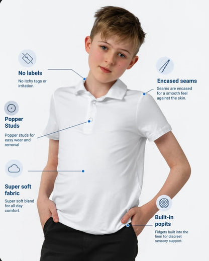 Fidget-T School Polo