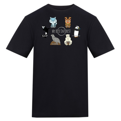 Adults Arctic Animals Communication Tshirt