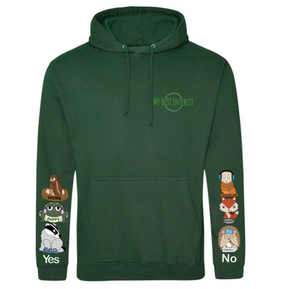 Adults Woodland Animal Communication Hoodie