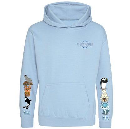 Kids Arctic Animals Communication Hoodie