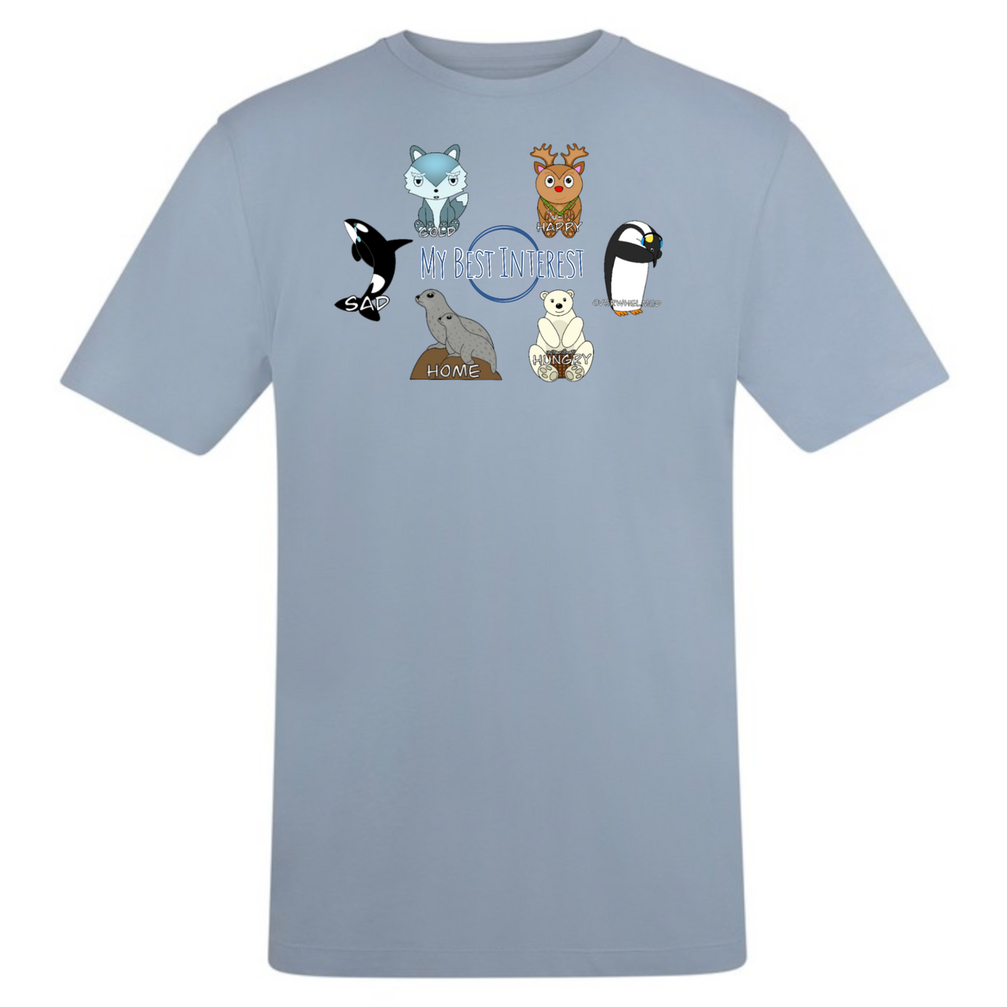 Adults Arctic Animals Communication Tshirt