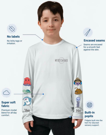 Kids Communication Fidget-T – Long Sleeve