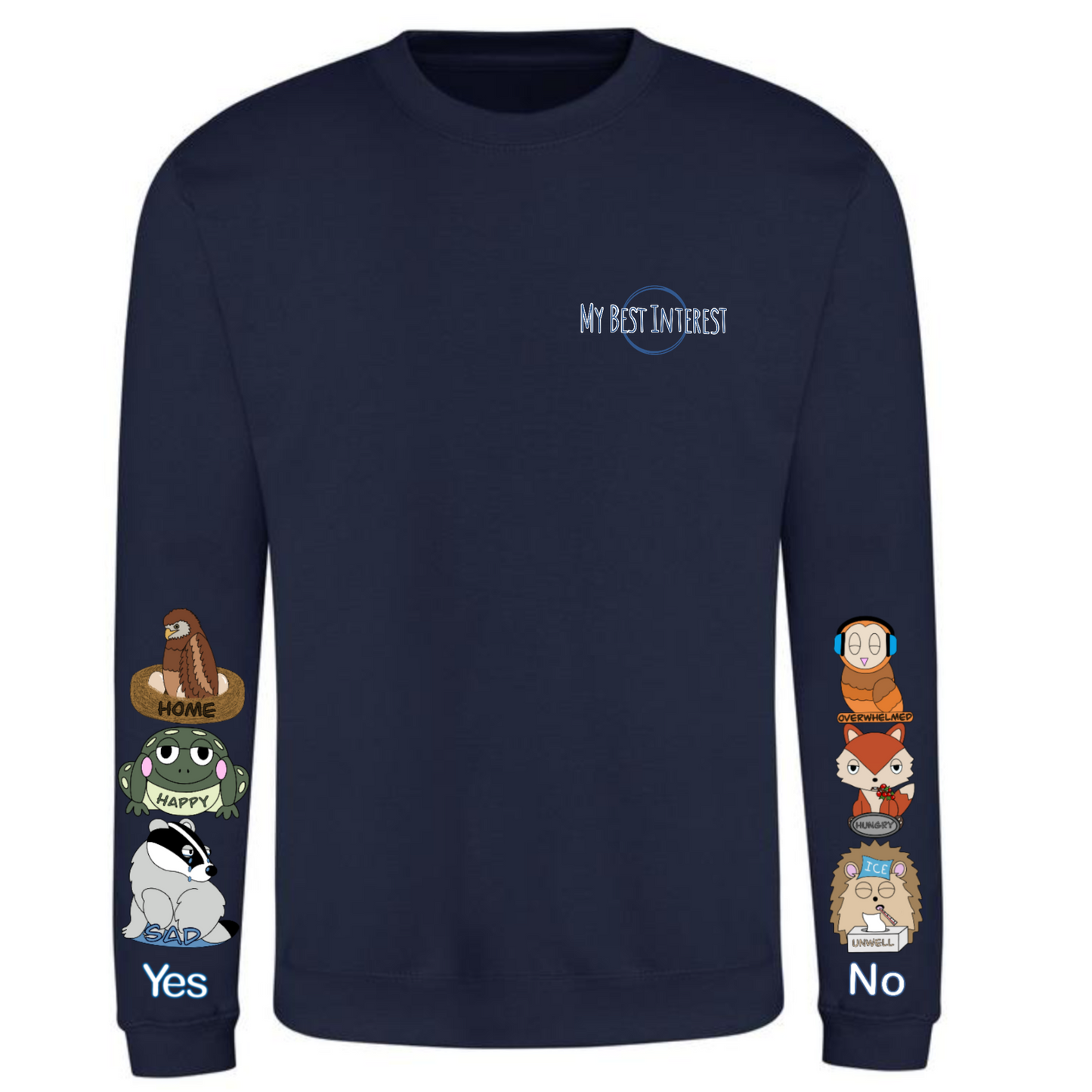 Kids Woodland Animal Communication Sweatshirt