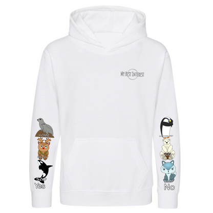 Kids Arctic Animals Communication Hoodie