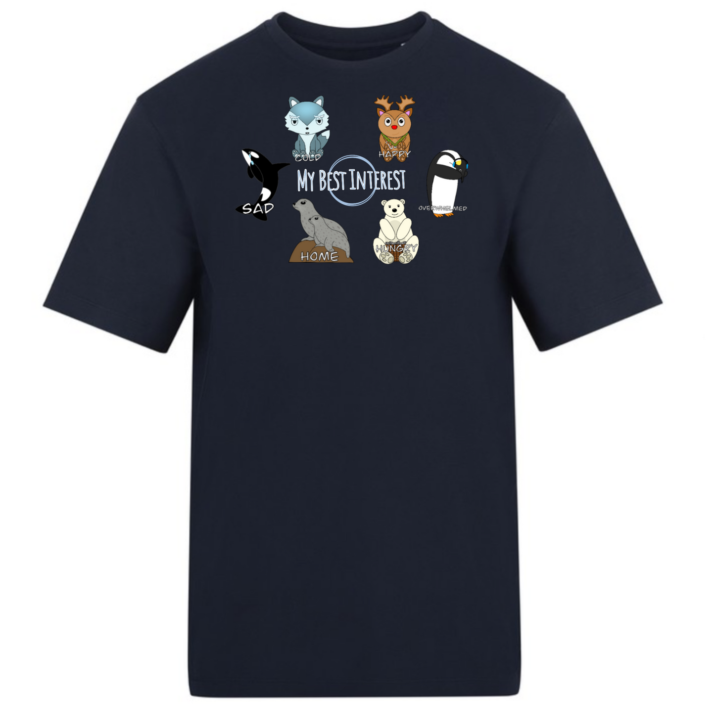 Kids Arctic Animals Communication Tshirt