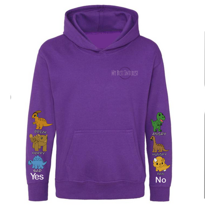 Kids Dinosaur Communication Hoodie