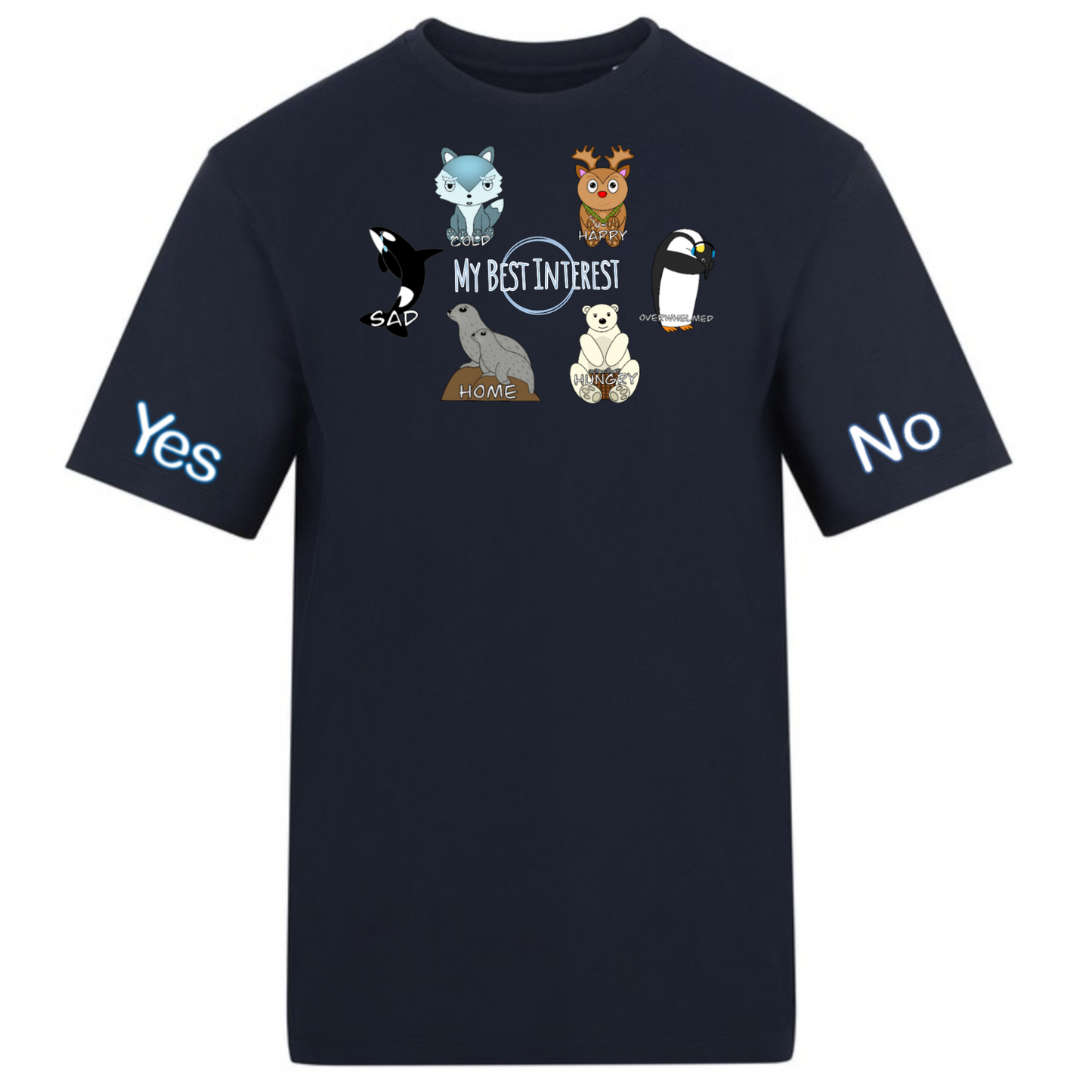 Kids Arctic Animals Communication Tshirt