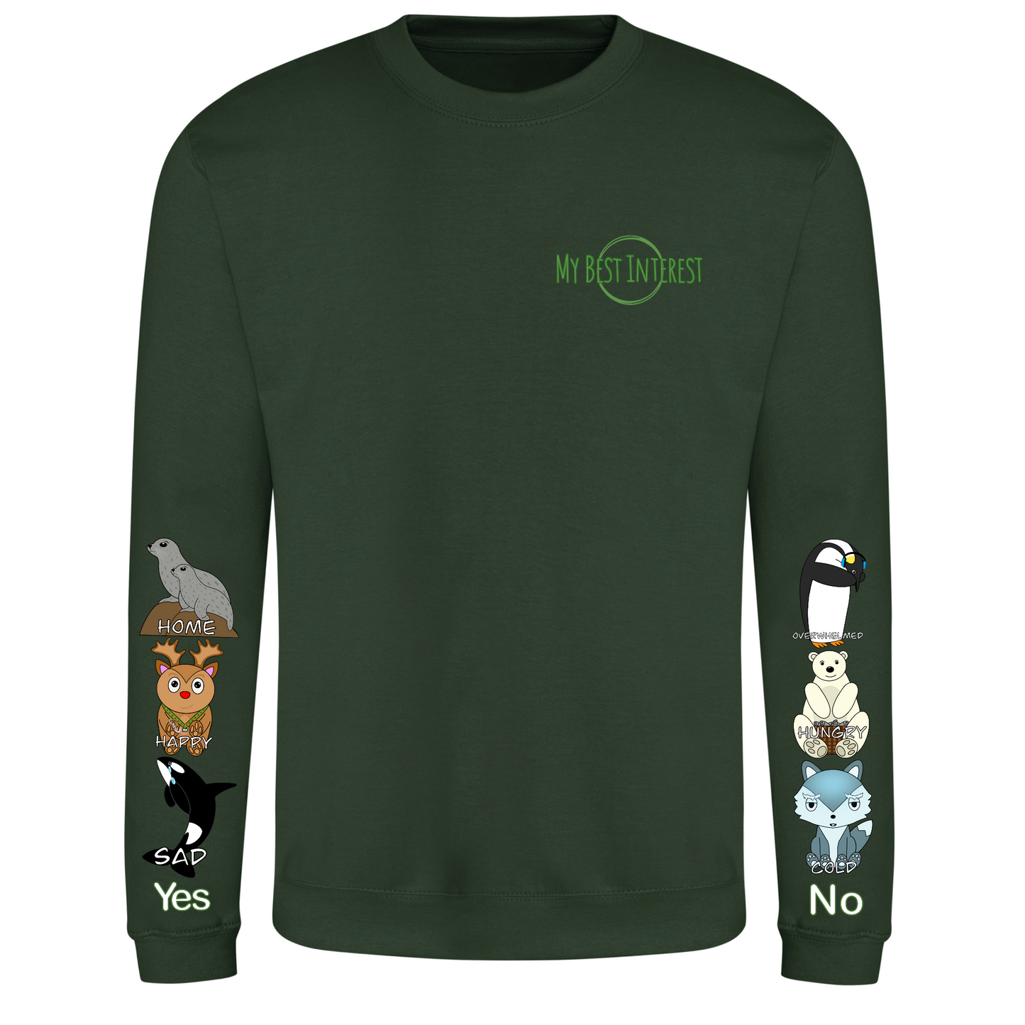 Adults Arctic Animals Communication Sweatshirt