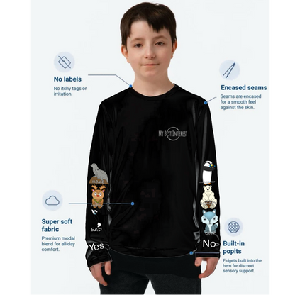 Kids Communication Fidget-T – Long Sleeve