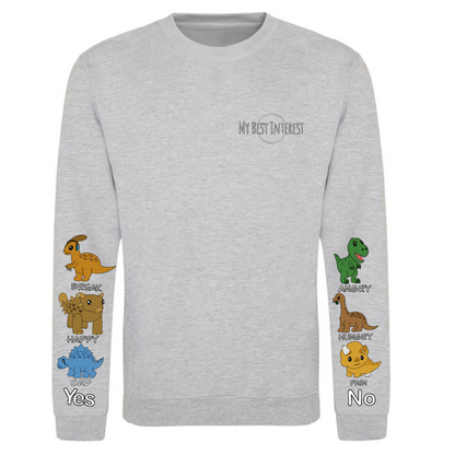 Adults Dinosaur Communication Sweatshirt