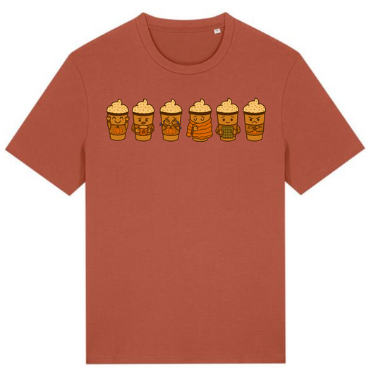 Adults Pumpkin Spice Latte Communication Tshirt