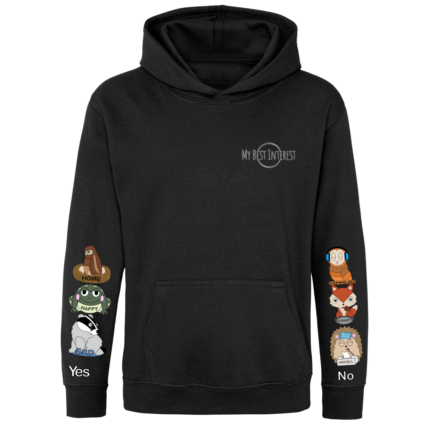 Kids Woodland Animal Communication Hoodie