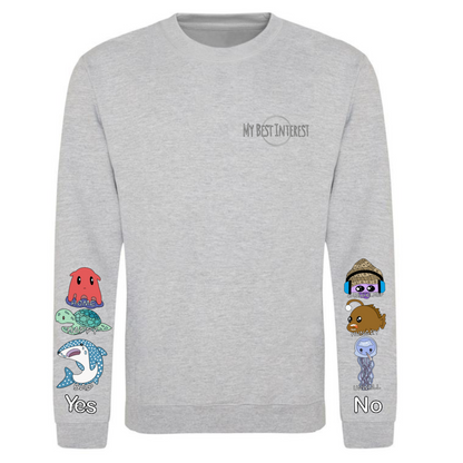 Kids Sea Creature Communication Sweatshirt