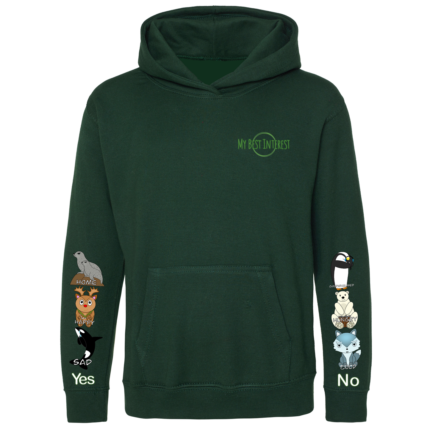 Adults Arctic Animals Communication Hoodie