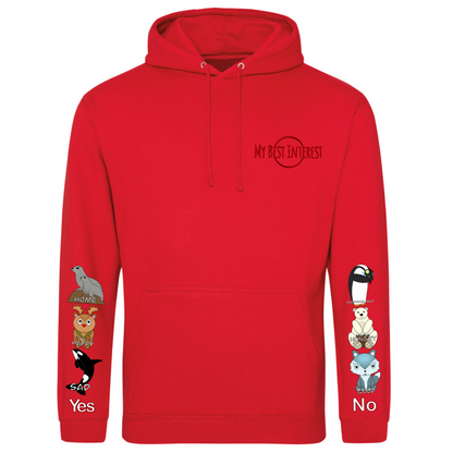 Adults Arctic Animals Communication Hoodie