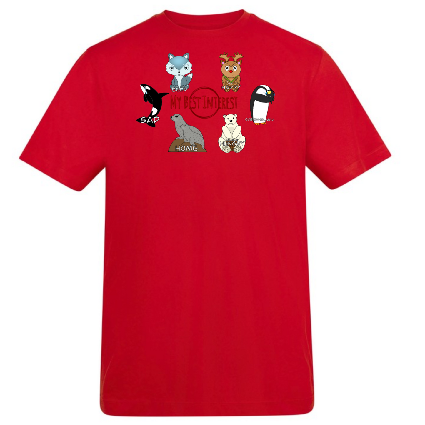 Kids Arctic Animals Communication Tshirt