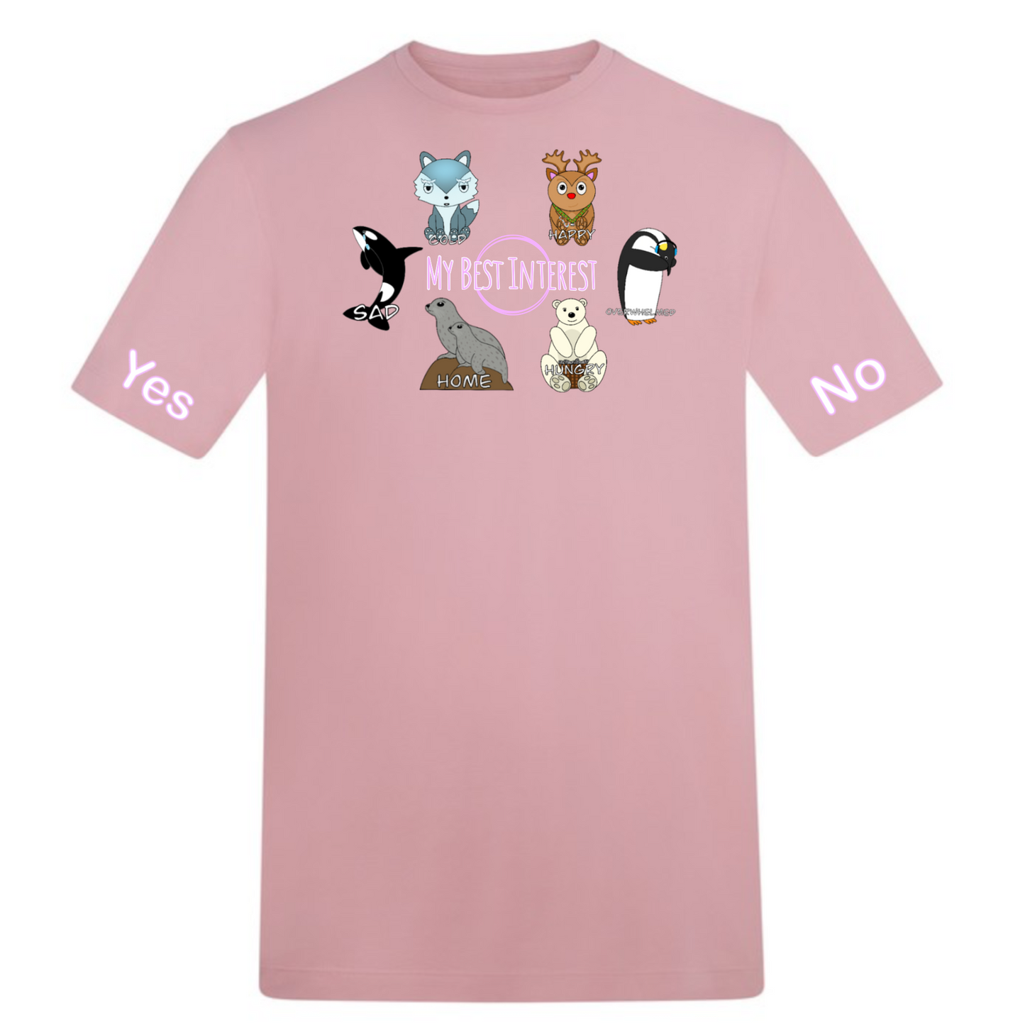 Adults Arctic Animals Communication Tshirt