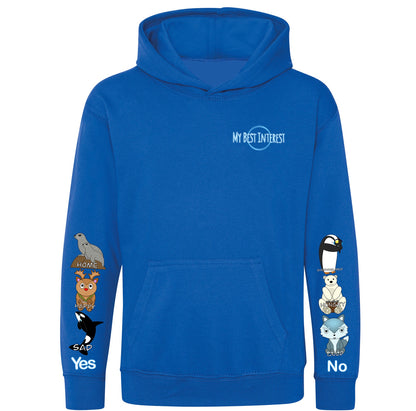 Kids Arctic Animals Communication Hoodie