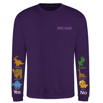 Adults Dinosaur Communication Sweatshirt