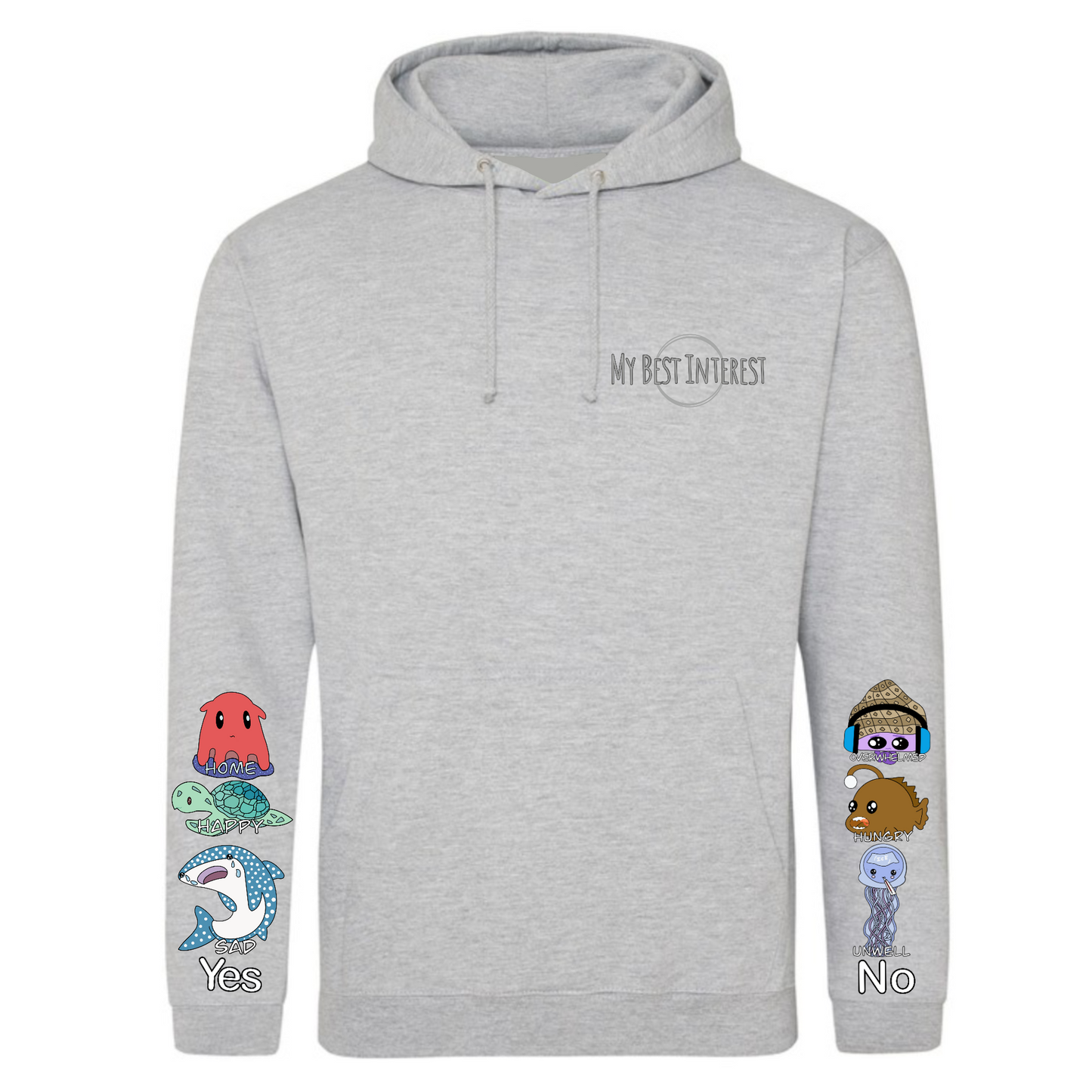 Adults Sea Creature Communication Hoodie