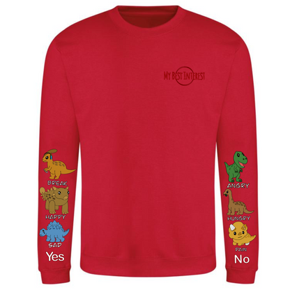 Adults Dinosaur Communication Sweatshirt