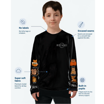 Kids Communication Fidget-T – Long Sleeve
